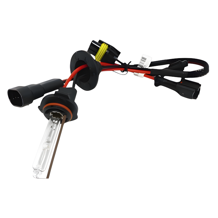 Лампа ксенонова HB4 (9006) EA Light X 4300K 12V 35W (P22d), 3600 lm, біле світло з жовтим відтінком