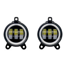 Протитуманні фари 3.5" (універсальні) 30W LED біле світло ближній промінь комплект 2 шт (01724)