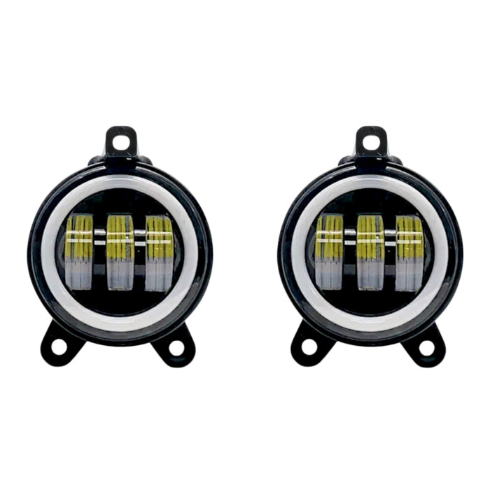 Протитуманні фари 3.5" (універсальні) 30W LED біле світло ближній промінь комплект 2 шт (01724)