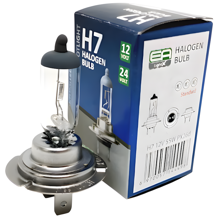Галогенная лампа EA Light X H7 12V 55W PX26d CLEAR - EA Light X