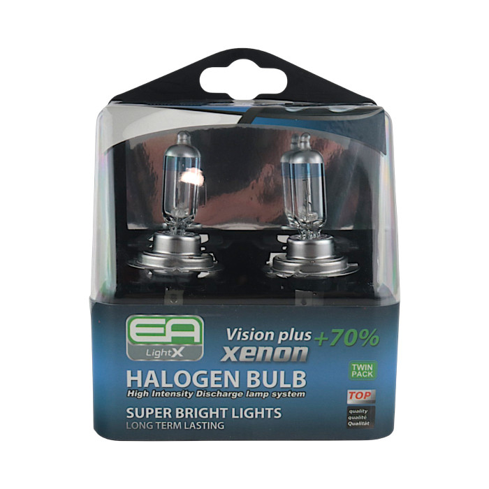 Галогенна лампа H7 12V 55W PX26d Vision Plus +70% 2 шт (03041)