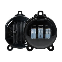 Противотуманные фары 4" (универсальные) 30W LED белый свет ближний луч комплект 2 шт (01120)