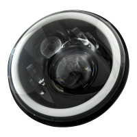 Світлодіодна фара 7« JR-7» 60W з 2 лінзами, габаритом і поворотом для ВАЗ 2101, Нива, УАЗ, ГАЗ