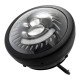 Светодиодная мотофара 5.7" 40W ближний/дальний свет 3700K/5500K с белым габаритом и оранжевым поворотом
