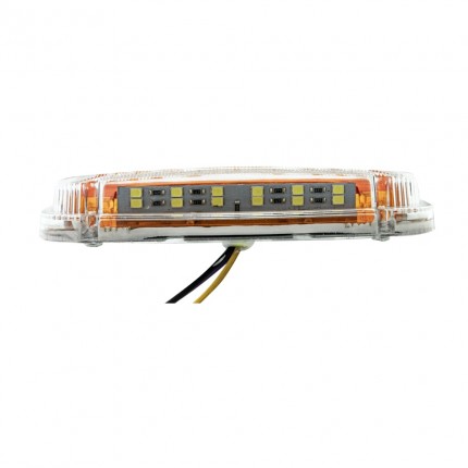 Габаріт 03290 G-8003 12V жовтий з повторювачем																					
