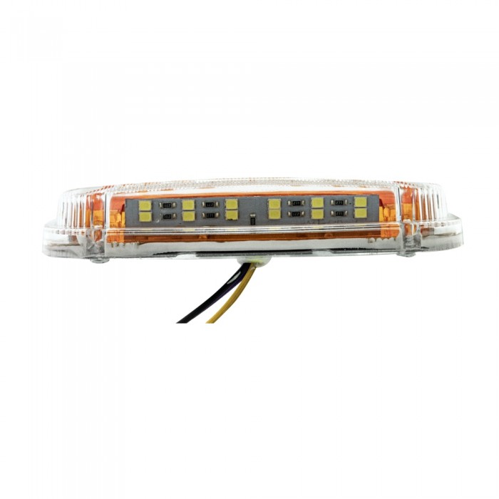 Габаритный фонарь 03290 G-8003 12V желтый с повторителем поворота 4 шт