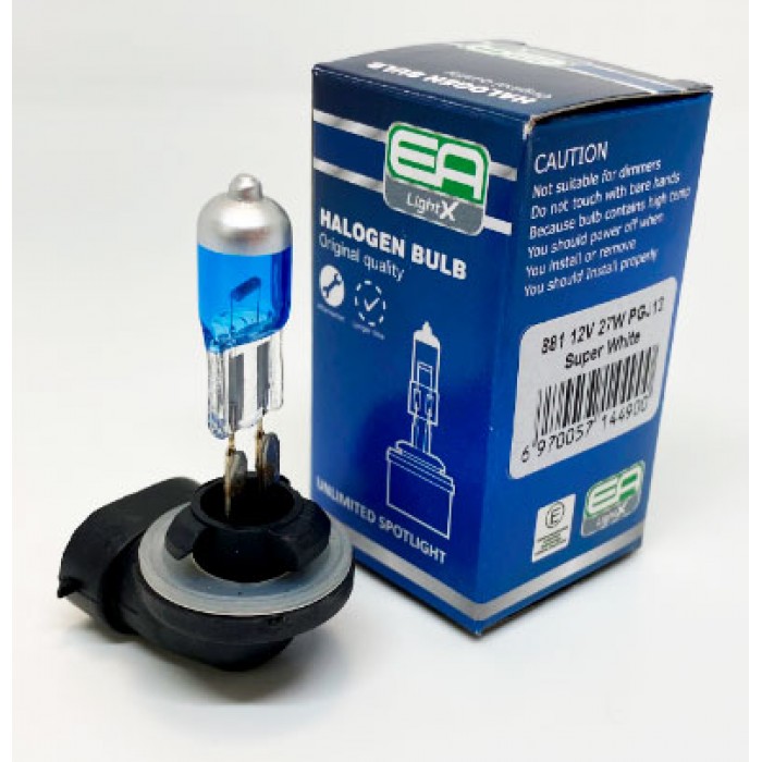 Галогенная лампа EA Light X 881 12V 27W PGJ13 SUPER WHITE - EA Light X