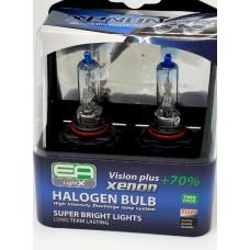 Комплект галогенних ламп EA Light X 9006 12V 55W P22d VISION PLUS+70% (пластиковий бокс 2шт)