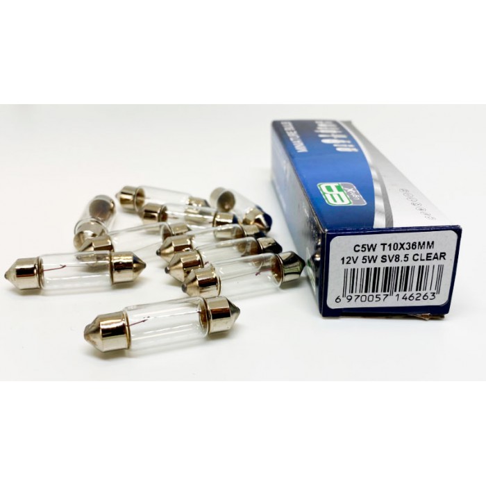 Галогенная лампа EA Light X C5W T10*36 12V 5W CLEAR - EA Light X