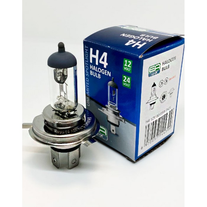 Галогенная лампа EA Light X H4 12V 60/55W P43t CLEAR - EA Light X
