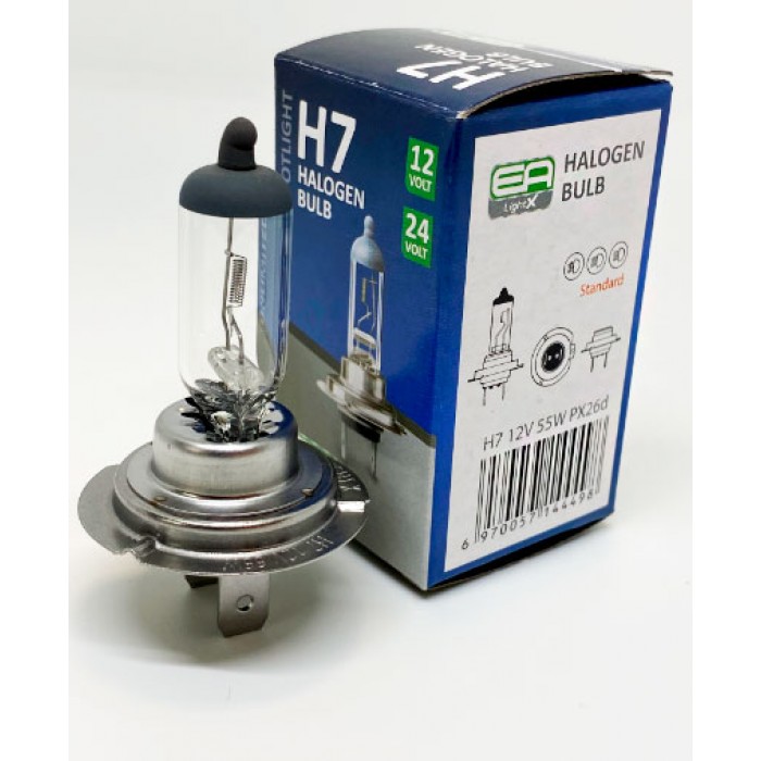 Галогенная лампа EA Light X H7 12V 55W PX26d CLEAR - EA Light X