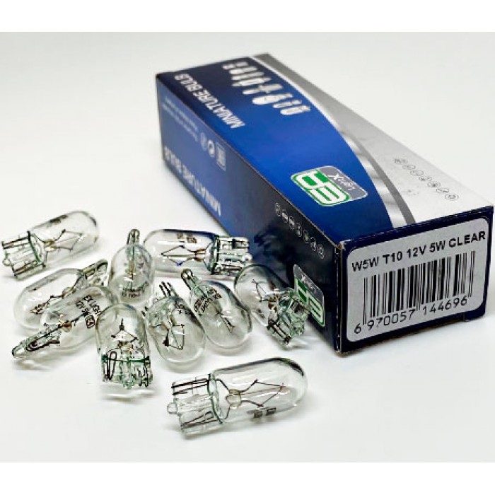 Галогенная лампа EA Light X W5W T10 12V 5W CLEAR - EA Light X
