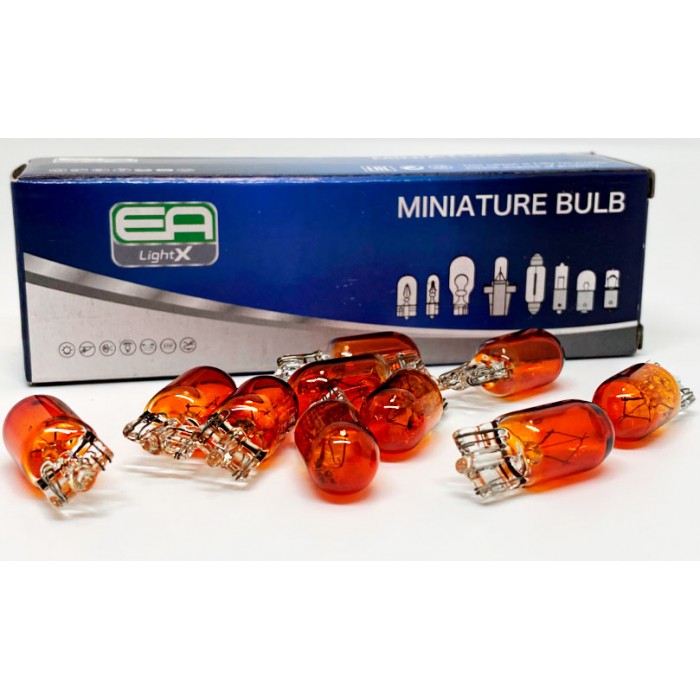 Галогенная лампа EA Light X WY5W T10 12V 5W YELLOW - EA Light X