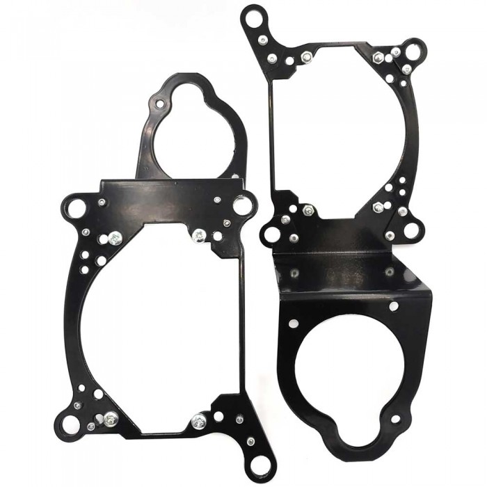 Переходные рамки для замены линз Hyundai Santa Fe III 2012-2016 Xenon&Halogen на модуль Hella 3/3R, Koito Q5