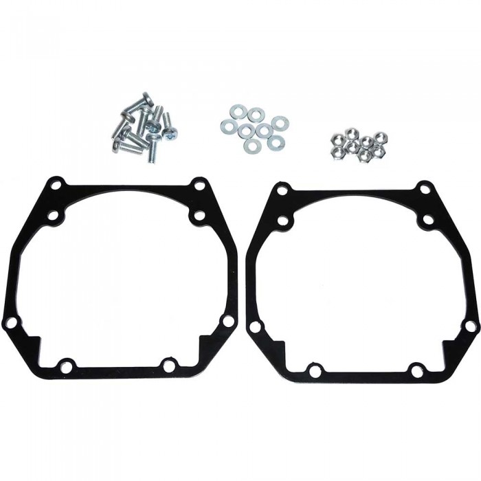 Переходные рамки для замены линз Audi A6 Allroad 2000-2005 Halogen&Xenon на модуль Hella 3/3R