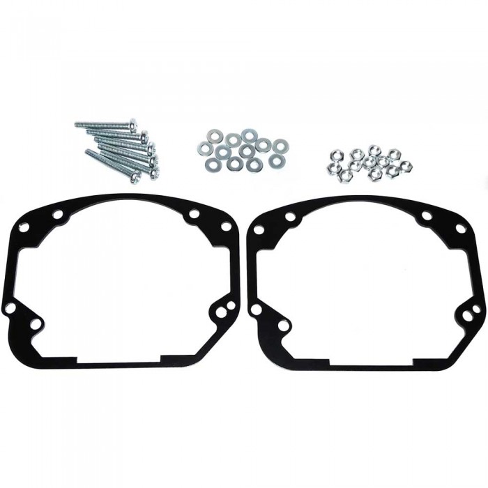 Переходные рамки для замены линз Mitsubishi Outlander 2003-2009 Xenon&Halogen на модуль Hella 3/3R