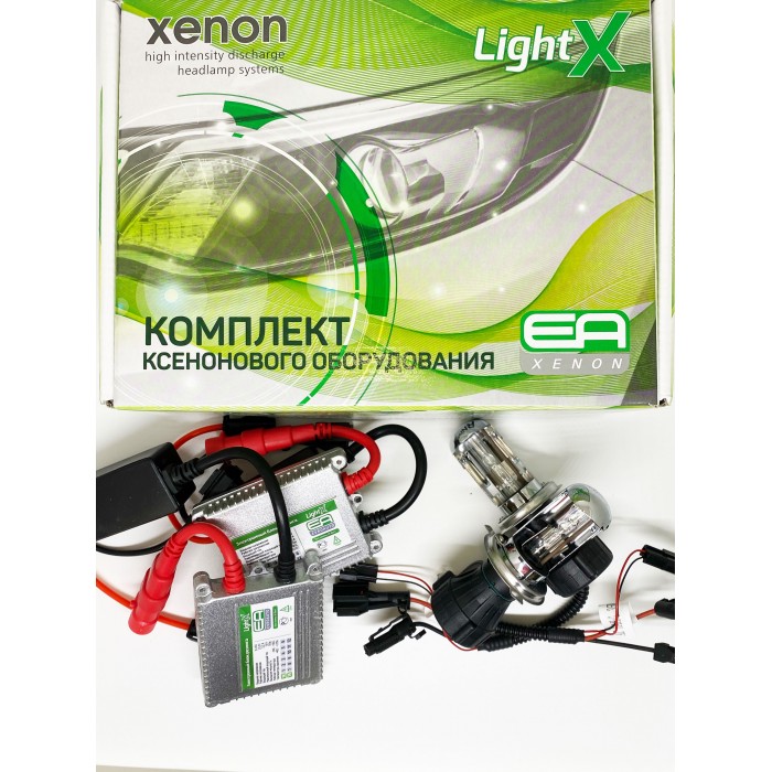 Комплект биксенона EA Light X с блоками Ultra Slim H4 ближний + дальний 4300 K - EA Light X