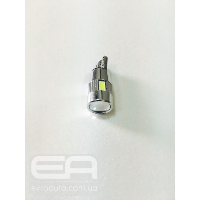 Светодиодная лампа T-10 6SMD (линза) 5630 Canbus