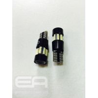 Світлодіодна лампа T-10 10SMD (лінза) Canbus 7014