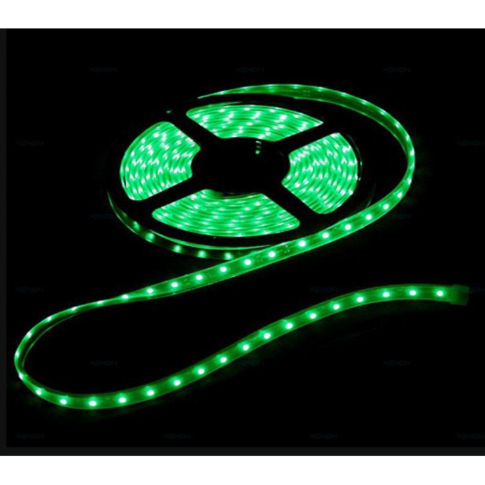 Светодиодная влагозащищенная лента EA Light X 60 LED 3528-SMD 12V Зелёная