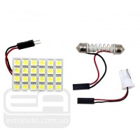 Світлодіодна панель надяскрава EA Light X P10 24SMD 0,5W T10/BA9S 41mm