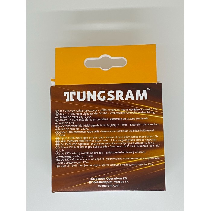 Комплект галогенных ламп Tungsram H4 60/55W 12V (2 шт./пластиковый бокс) Megalight Ultra +150% - Tungsram