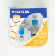 Комплект галогенных ламп Tungsram H4 60/55W 12V (2 шт./пластиковый бокс) Megalight Ultra +150% - Tungsram