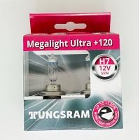 Комплект галогенных ламп Tungsram H7 12V 55W (2 шт./пластиковый бокс) Megalight Ultra +120%