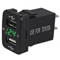 Адаптер врізний USB EA Light X A56 зелений