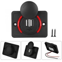 Адаптер врізний USB EA Light X A74 червоний