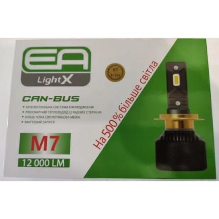 Комплект LED ламп EA Light X M7 H11(H8, H9) 5000К 12000 Лм 9-32V