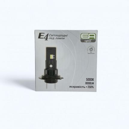 Комплект LED ламп EA Light X E4 H4 5000 K 8000 Lm яскравість + 250%