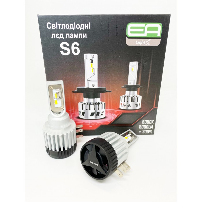 Светодиодные лампы 9012 EA Light X S6 8000Lm 5000К CSP 12-24V 2 шт