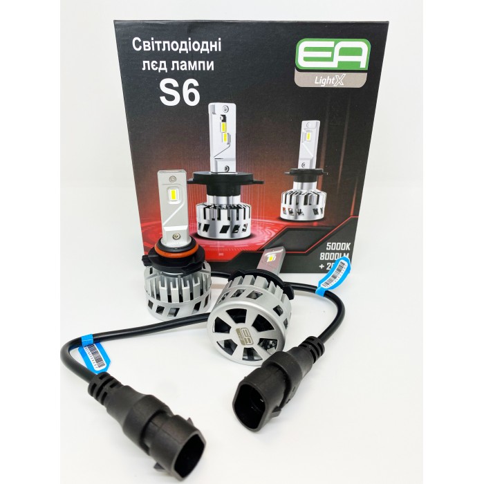 Светодиодные лампы HB4 EA Light X S6 8000Lm 5000К CSP 12-24V 2 шт