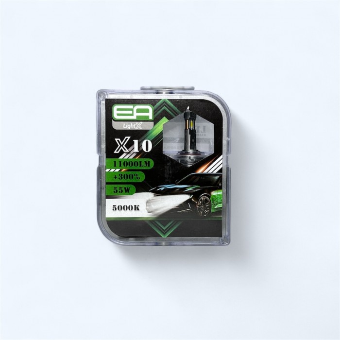 Светодиодные лампы HB4 (9006) EA Light X X10 11000Lm 5000K 12-24V 2 шт