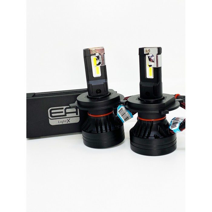 Светодиодные лампы H4 EA Light X X9 CANBUS 10000Lm 5000K 12-24V 2 шт