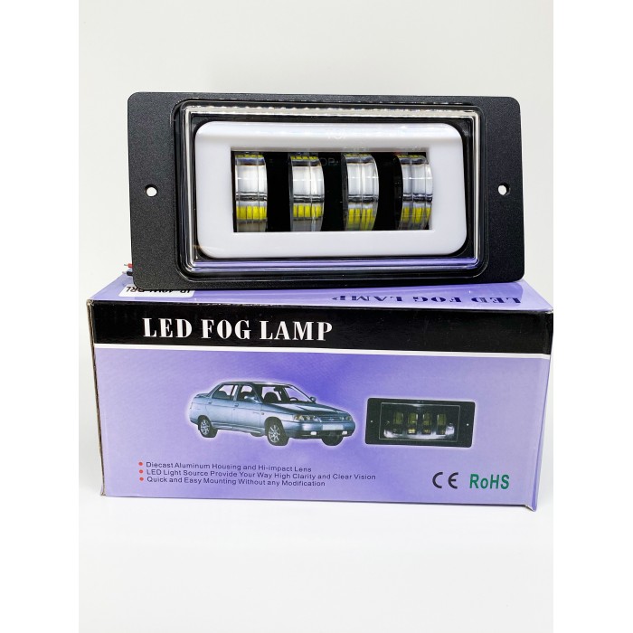 Комплект светодиодных противотуманных фар LED ВАЗ 2110-2115 40W + ДХО (ходовой огонь)