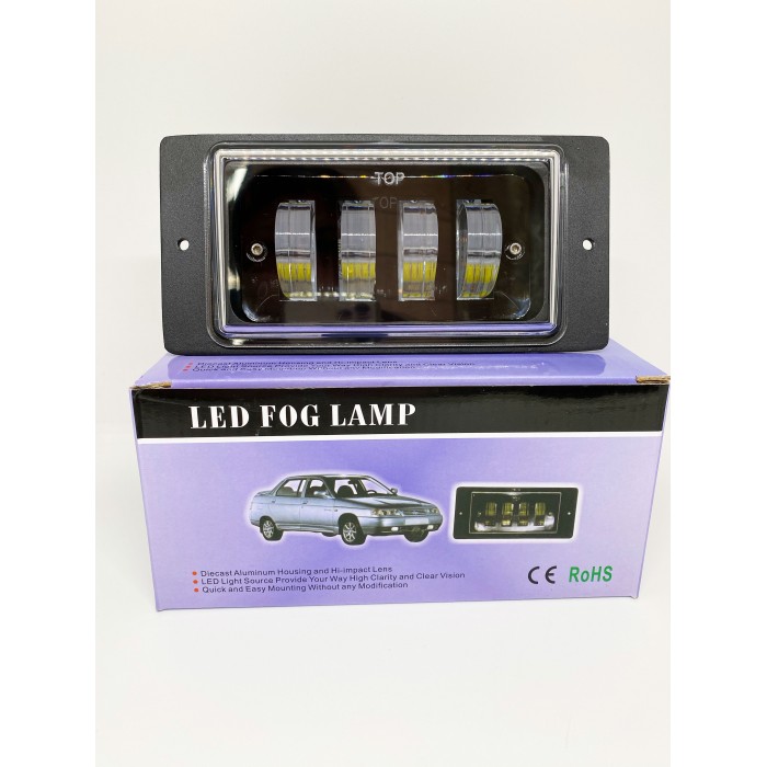 Комплект светодиодных противотуманных фар LED ВАЗ 2110-2115 40W + ДХО (ходовой огонь)