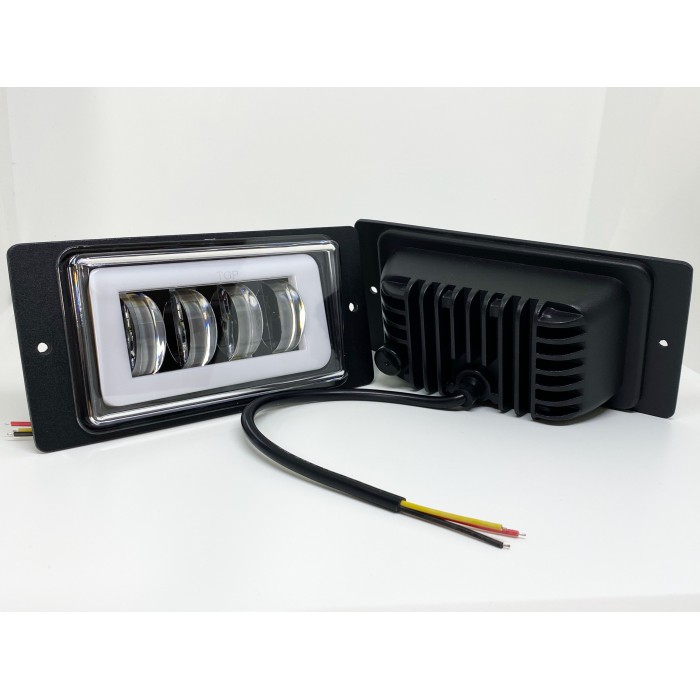 Комплект светодиодных противотуманных фар LED ВАЗ 2110-2115 40W + ДХО (ходовой огонь)