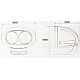 Дополнительная светодиодная LED фара 20W 1800 Лм (65×65×95 мм) для авто и спецтехники