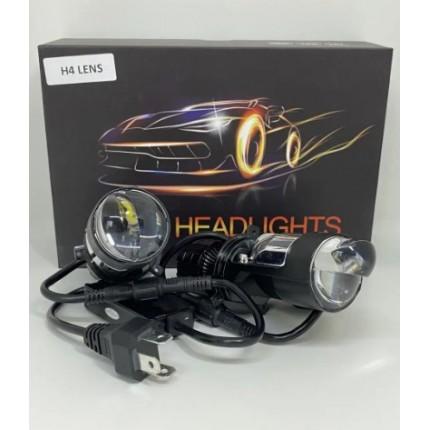 Комплект світлодіодних лінз EA Light X H4 (ближний\дальний) 6000lm 12-24V