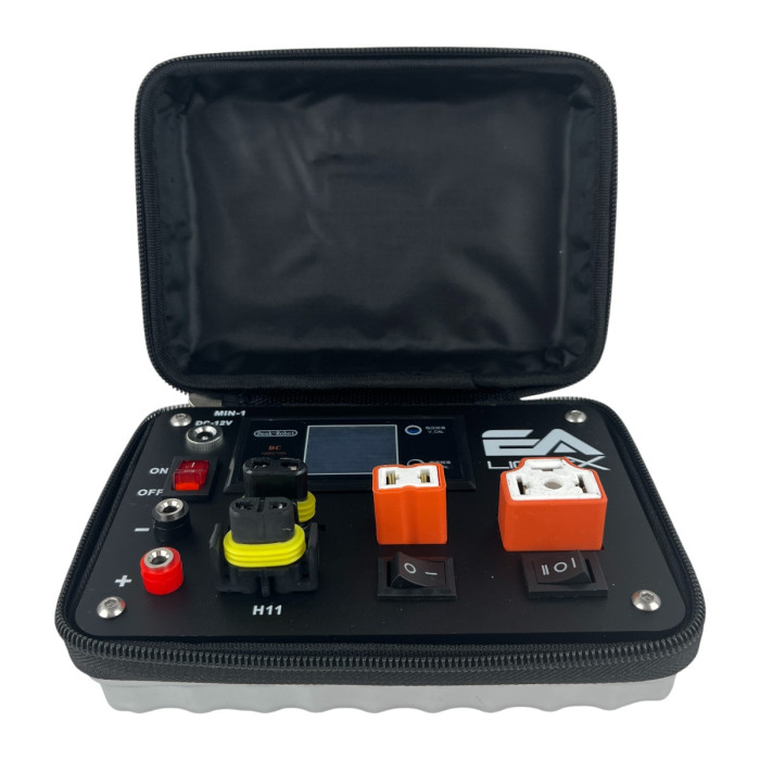 Тестер автомобильных ламп Light X EA MIN-1 для H4, H7, H11, 9005/9006 (12V, стенд проверки автоламп)