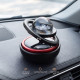 Ароматизатор в авто на сонячній батареї XX-XJ-BLACK Чорний Планета Міжзоряний Обертові кільця 360 на панель Автопарфюм пахучка