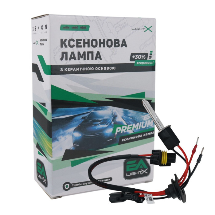 Ксеноновая лампа H1 EA Light X Premium +30% 4300K 35W Керамика (1 шт.)