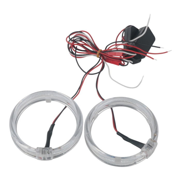 Кільце підсвітки LED CREE 80мм 12-24V 2.5" червоне світло — для масок S-1 A-1, алюмінієвий радіатор