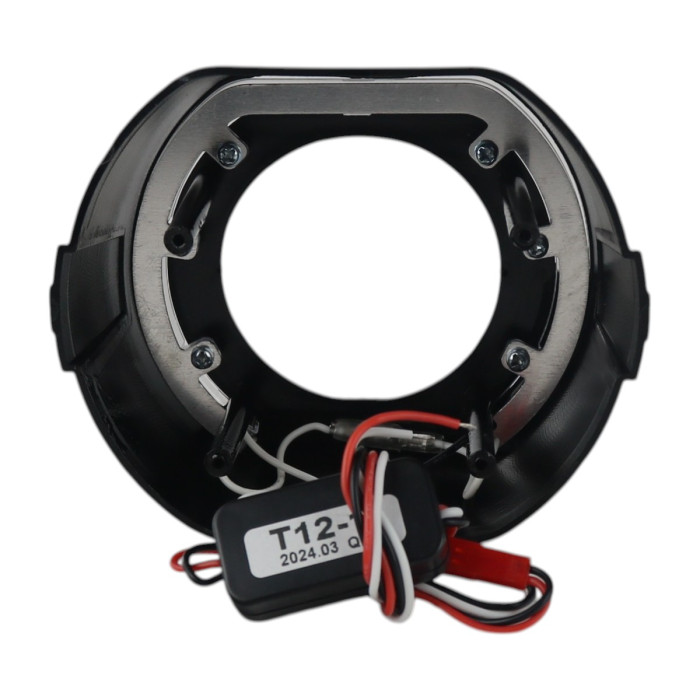 Маска для лінз 2.5" з LED підсвіткою чорна підкова EA Light X BMW Sport (1 шт)