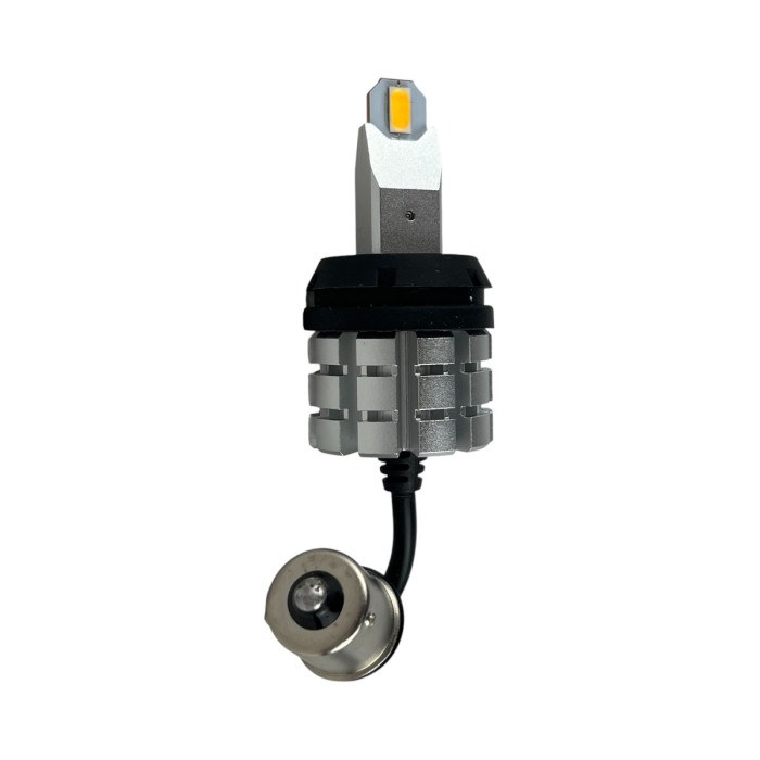 LED лампы Audi A3 (8P) 2003–2008 Дорестайлинг заднего указателя поворота P21W R1-1156 Yellow 3000Lm Canbus EA Light X / Ауди А3 8P (комплект 2 шт.)