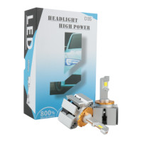 LED лампи Audi A3 (8P) 2008–2013 Рестайлінг ближнього та дальнього світла D3S J1 12000Lm Canbus EA Light X / Ауді А3 8P (комплект 2 шт.)