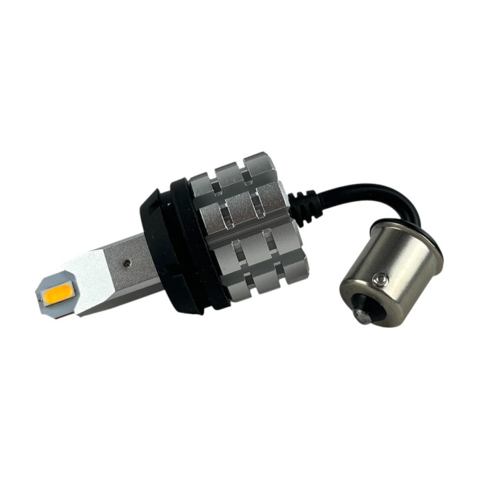 LED лампы Audi A3 (8P) 2008–2013 Рестайлинг заднего указателя поворота P21W R1-1156 Yellow 3000Lm Canbus EA Light X / Ауди А3 8P (комплект 2 шт.)