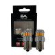 LED лампы Audi A3 (8V) 2012–2020 переднего поворотника PY21W Жёлтые 1156-60SMD Canbus EA Light X / Ауди А3 8V (комплект 2 шт.)